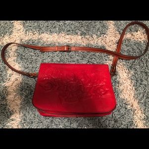 Red Patricia Nash crossbody NWOT